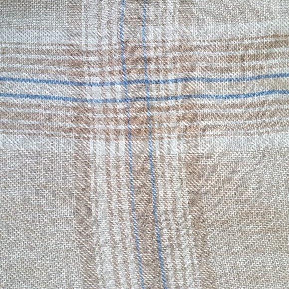 Forever 21 Tan/Blue Stripe Linen Skirt, S - NWT - Picture 6 of 6